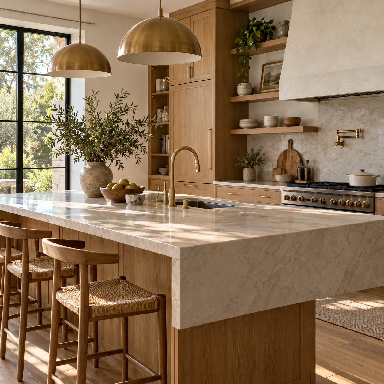AI generated interior design kitchen mood board